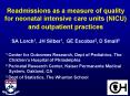 Readmissions as a measure of quality for neonatal intensive care units (NICU) and outpatient practices PowerPoint PPT Presentation