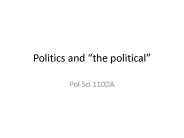 Politics and 