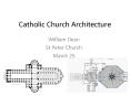 Catholic Church Architecture PowerPoint PPT Presentation