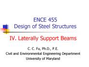 ENCE 455 Design of Steel Structures