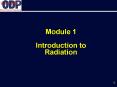Module 1 Introduction to Radiation PowerPoint PPT Presentation
