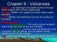 Chapter 9 - Volcanoes PowerPoint PPT Presentation