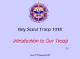 Boy Scout Troop 1018 PowerPoint PPT Presentation
