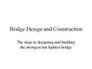 Bridge Design and Construction