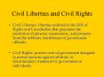 Civil Liberties and Civil Rights PowerPoint PPT Presentation