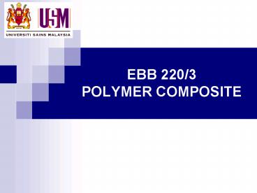 EBB 220/3 POLYMER COMPOSITE