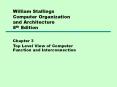 William Stallings Computer Organization and Architecture 8th Edition PowerPoint PPT Presentation