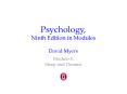 Psychology, Ninth Edition in Modules David Myers PowerPoint PPT Presentation