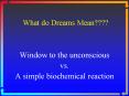 What do Dreams Mean???? PowerPoint PPT Presentation