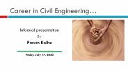 Career in Civil Engineering