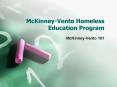 McKinney-Vento Homeless Education Program PowerPoint PPT Presentation