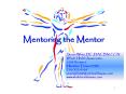 Mentoring the Mentor PowerPoint PPT Presentation
