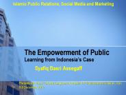 The Empowerment of Public Learning from Indonesia