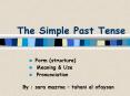 The Simple Past Tense PowerPoint PPT Presentation