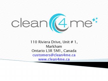 Clean 4 Me Inc - Regular Maintenance Maid Service