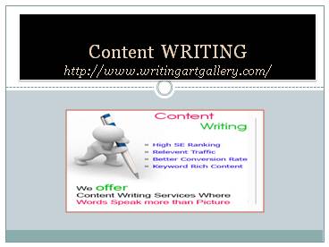 Content writing