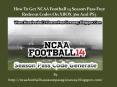 NCAA Football 14 Season Pass Free Giveaway PowerPoint PPT Presentation