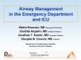 Airway Management in the Emergency Department and ICU PowerPoint PPT Presentation