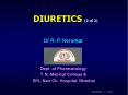DIURETICS (2 of 2) PowerPoint PPT Presentation