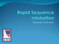 Rapid Sequence Intubation PowerPoint PPT Presentation