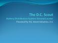 The D.C. Scout Battery Distribution System Ground Locator PowerPoint PPT Presentation