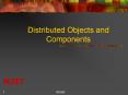 Distributed Objects and Components PowerPoint PPT Presentation