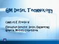 GM Diesel Technology PowerPoint PPT Presentation