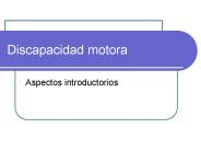 Discapacidad motora