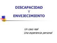 DISCAPACIDAD Y ENVEJECIMIENTO