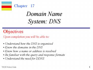 DNS presentation | free to download