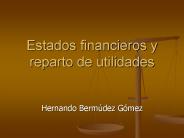 Estados financieros y reparto de utilidades