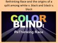 Rethinking Race and the origins of a split among white v. black and black v. black PowerPoint PPT Presentation