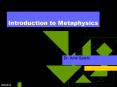 Introduction to Metaphysics PowerPoint PPT Presentation