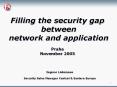 Filling the security gap PowerPoint PPT Presentation