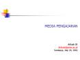MEDIA PENGAJARAN PowerPoint PPT Presentation
