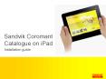 Sandvik Coromant Catalogue on iPad PowerPoint PPT Presentation