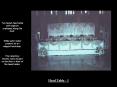 Two tiered head table with organza scalloped along the front. PowerPoint PPT Presentation