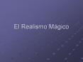 El Realismo M PowerPoint PPT Presentation