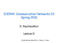 ECE544: Communication Networks-II Spring 2010 PowerPoint PPT Presentation