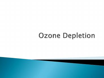 Ozone Depletion