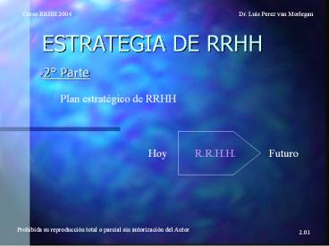 ESTRATEGIA DE RRHH