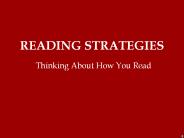 READING STRATEGIES