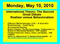 Monday, May 10, 2010 PowerPoint PPT Presentation