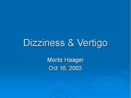 Dizziness