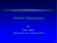 Wildlife Management PowerPoint PPT Presentation