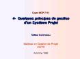 Cours MGP-7111 4- Quelques principes de gestion d'un Syst PowerPoint PPT Presentation