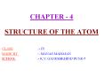 CHAPTER - 4 STRUCTURE OF THE ATOM PowerPoint PPT Presentation
