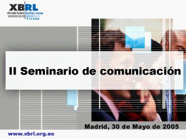 II Seminario de comunicaci
