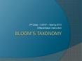 Bloom PowerPoint PPT Presentation