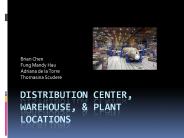 Distribution Center, Warehouse,